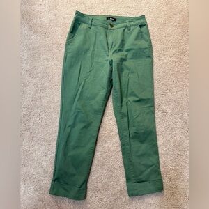 d. jeans Forest Green Chino Pants